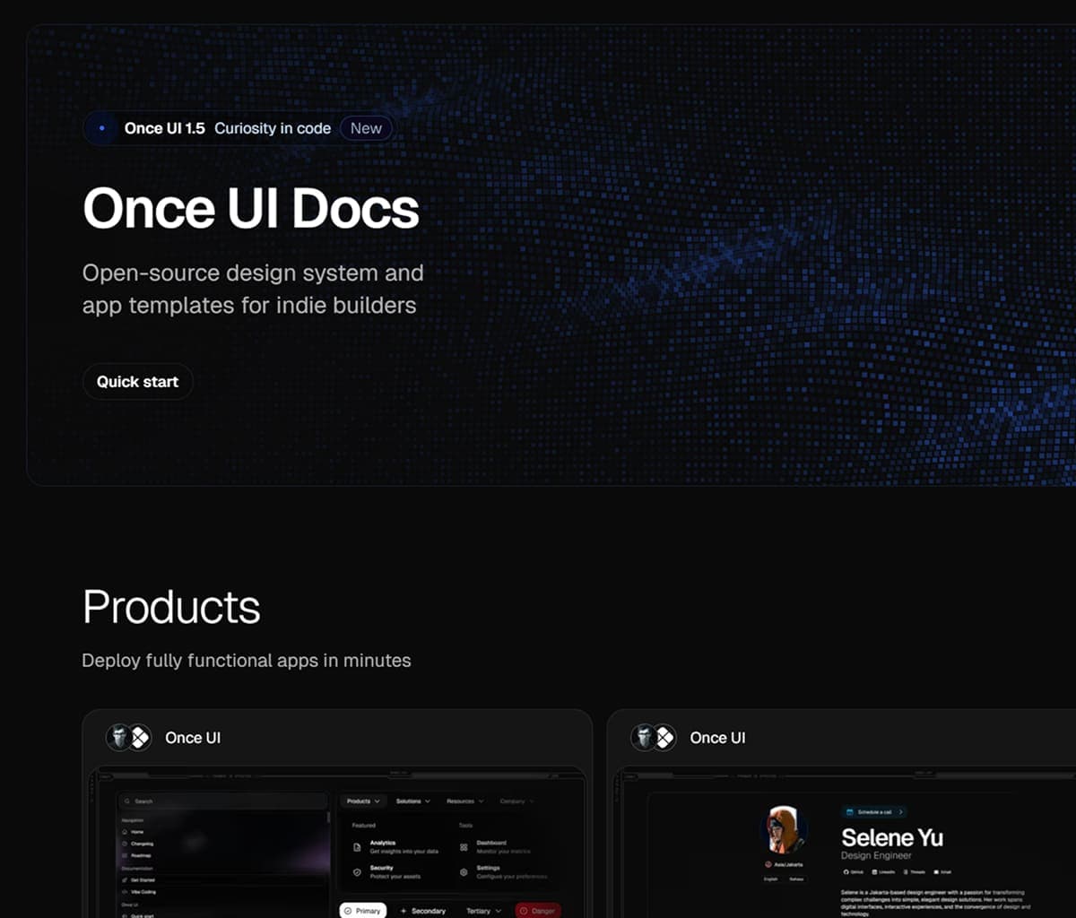 Documentation interface
