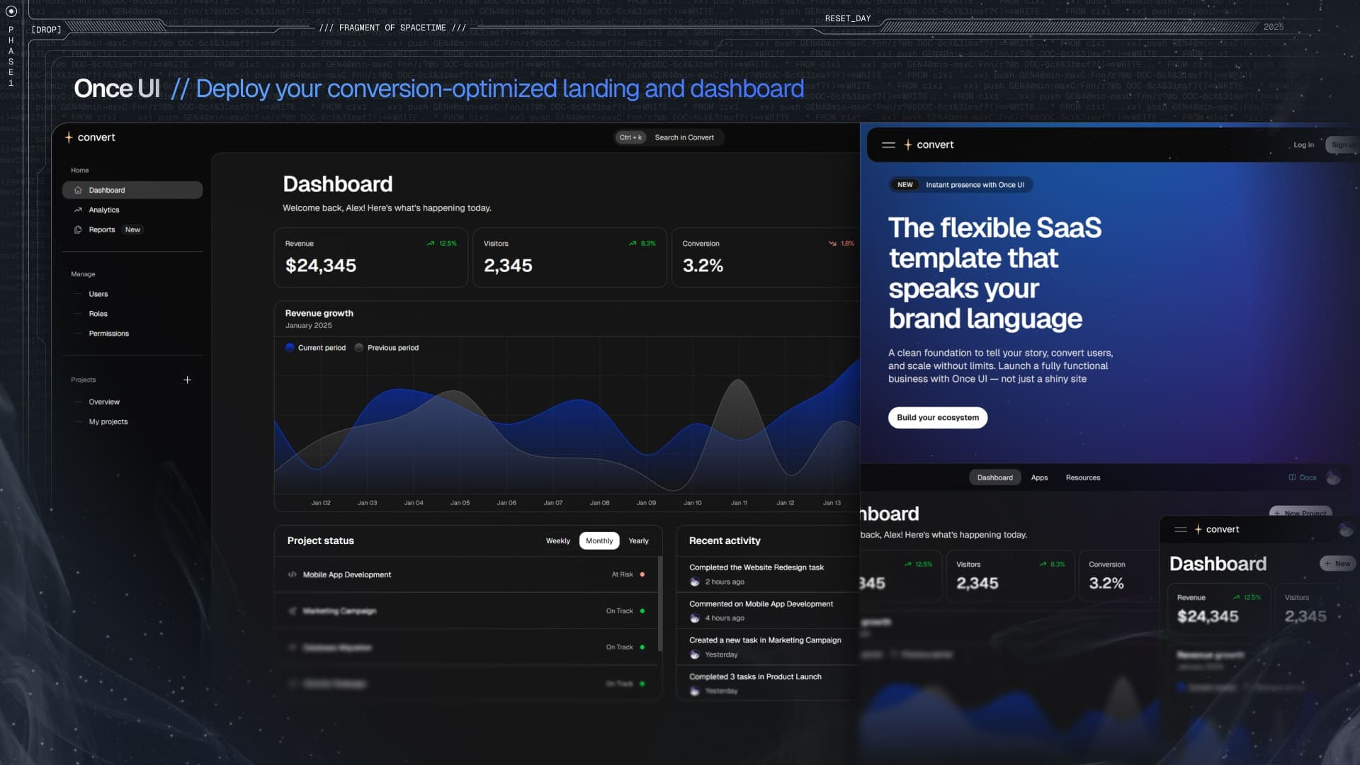 Once UI Screenshot