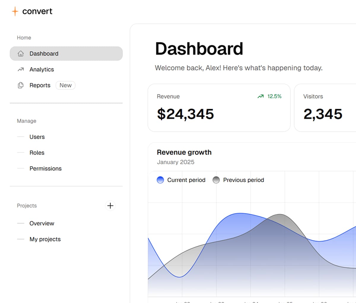 Stack dashboard